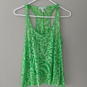 Green tank top